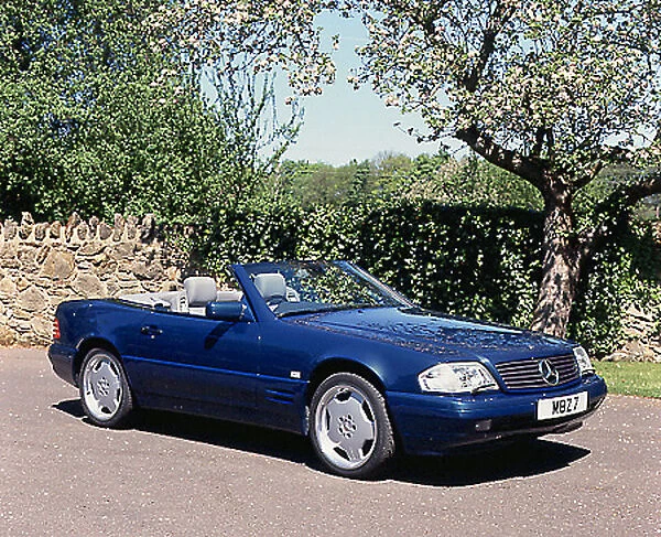 Mercedes-Benz SL 500 AMG, 1999, Blue, aqua
