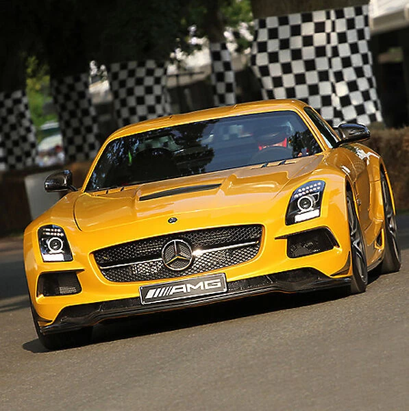 Mercedes-Benz SLS AMG Black Series, 2013, Yellow, metallic