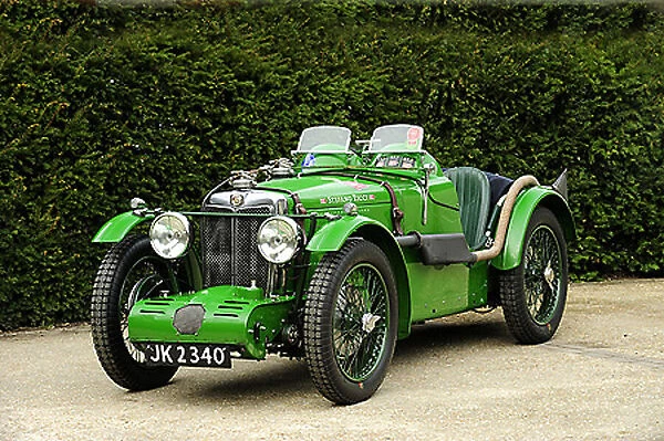 MG C-Type Supercharged Montlhery Midget (racecar, Le Mans class winner 1933) 1932 Green