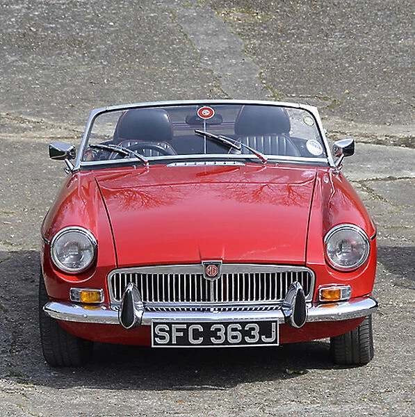 MG MGB Roadster, 1971, Red