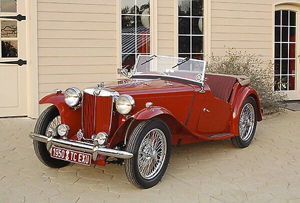 MG MGTC EXU (export model for USA, 494 built) 1950 Red
