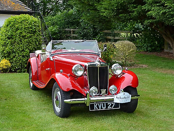 MG MGTD 1950 Red