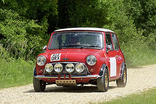 Mini Austin Mini Coopers (replica of 1963 car) 1991 Red and white