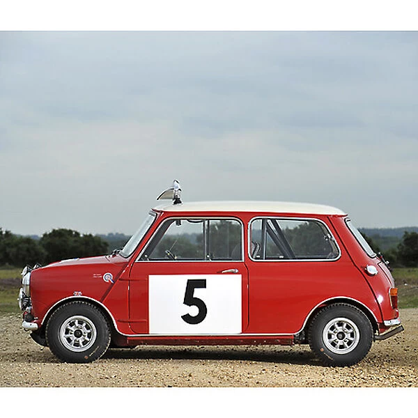 Mini Coopers (rally, ex-Tony Ambrose & Rauno Aaltonen) 1965 Red & white