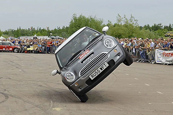 Mini Stunt Cooper driven by Russ Swift