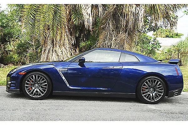 Nissan GT-R, 2015, Blue, darl