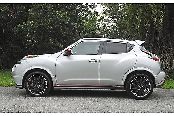 Nissan Juke Nismo, 2015, Silver, & red