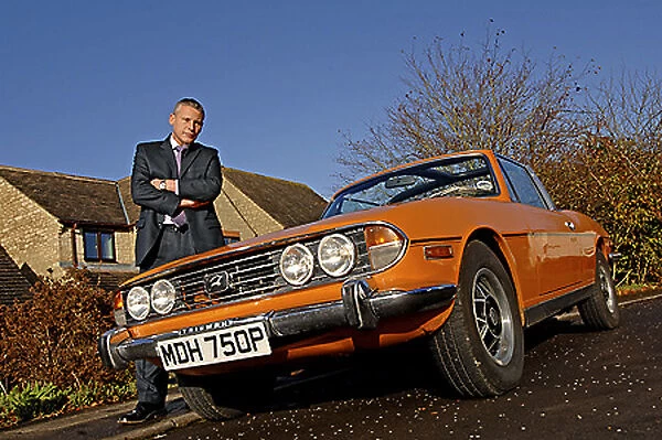 Owner with Triumph Stag