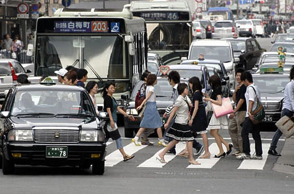 Pedestrian Crossing Kyoto -