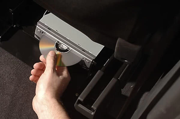 Putting DVD in player Toyota