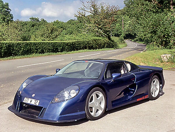 Renault Helem V6 GTR (prototype), 1997, Blue, dark