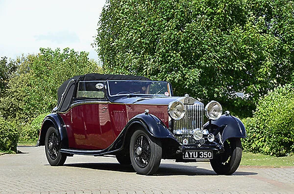Rolls-Royce Phantom 3 20-25hp 1934 Red & black