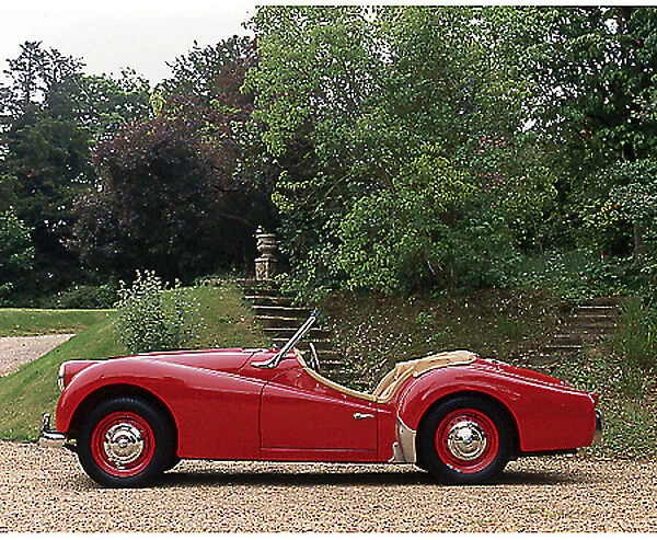 Triumph TR3 1955 Red