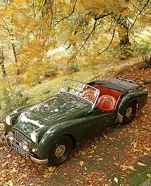 Triumph TR3, 1957, Green