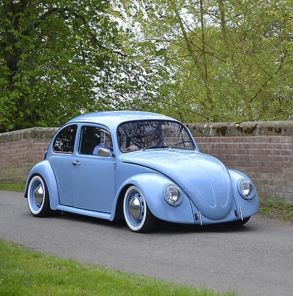 VW Volkswagen Beetle Classic Beetle (1192cc, modified), 1970, Blue, light