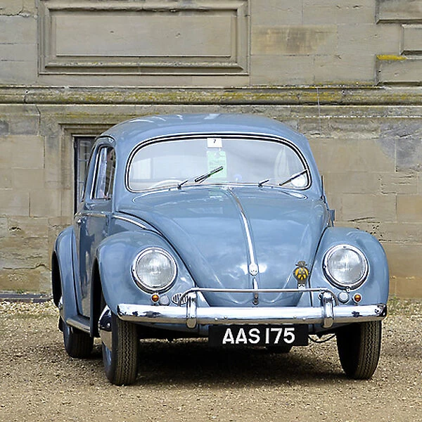 VW Volkswagen Beetle Classic Beetle (1200cc), 1957, Blue, light