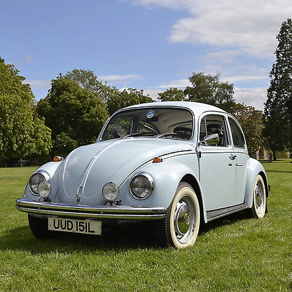 VW Volkswagen Beetle Classic Beetle 1500L 1969 blue light