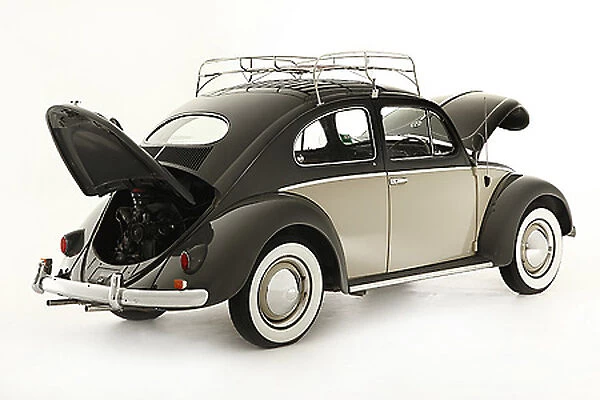 VW Volkswagen Beetle Classic Beetle 1957 black beige