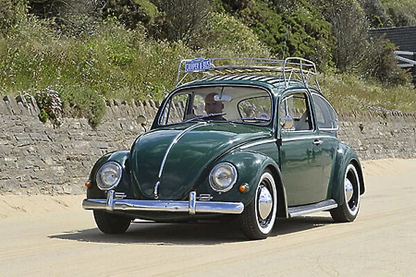 VW Volkswagen Beetle Classic Beetle, 1969, Green