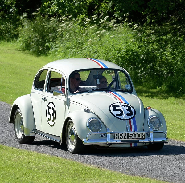 VW Volkswagen Classic Beetle (Herbie) 1971 Beige with race decals