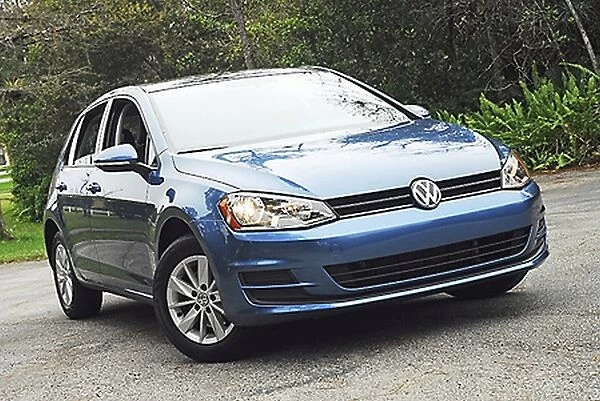 VW Volkswagen Golf (Mk. 7) TSI, 2015, Blue, light