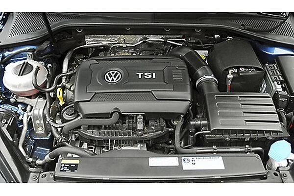 VW Volkswagen Golf (Mk. 7) TSI, 2015, Blue, light