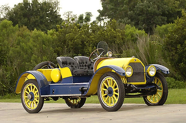 Willys Willys-Knight Speedster, 1915, Yellow, & blue