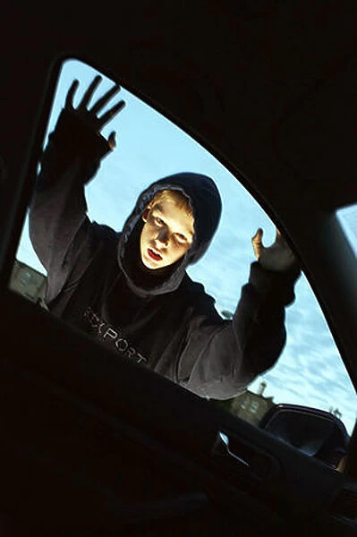 Young Car Thief (Posed by model model