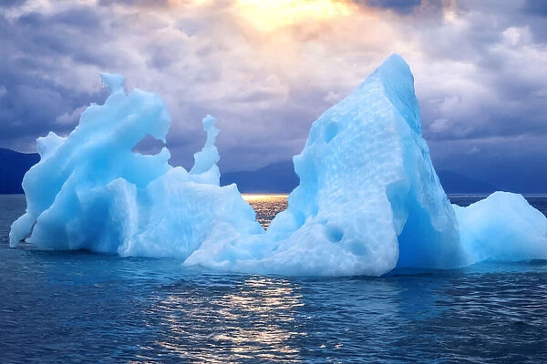 Alaskan Iceberg at sunrise