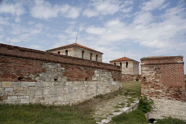 Bulgaria, Port city of Vidin along the Danube River. Baba Vida fort built between the 10th