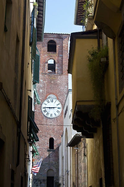 Europe; Italy; Lucca; Clock Tower of Lucca