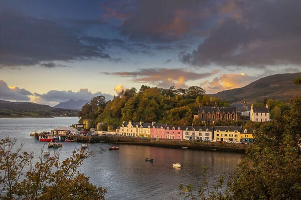 Portree Habour. Portree is the Capital town on the Isle of Skye. Scotland
