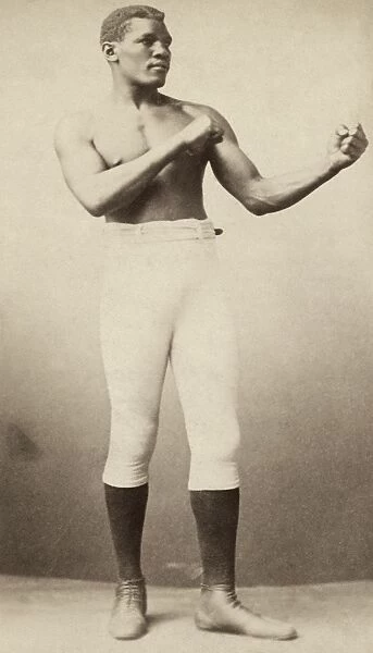 PETER JACKSON (1861-1901). Australian boxer. Photograph, c1894