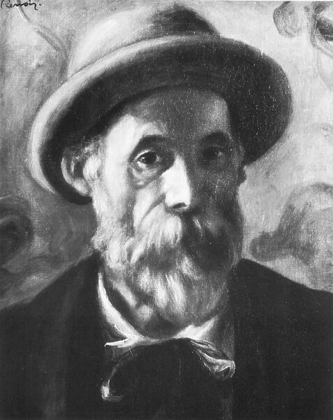PIERRE-AUGUSTE RENOIR (1841-1919). French painter. Self-portrait: oil on canvas, 1897