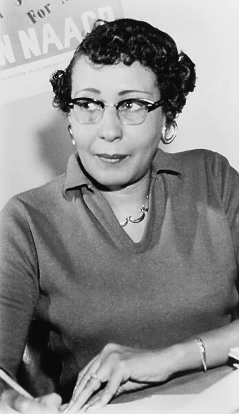RUBY HURLEY (1909-1980). American civil rights leader. Photograph, 1963