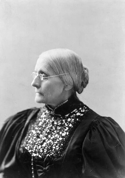 SUSAN B. ANTHONY (1820-1906). American womans suffrage advocate. Photographed by L