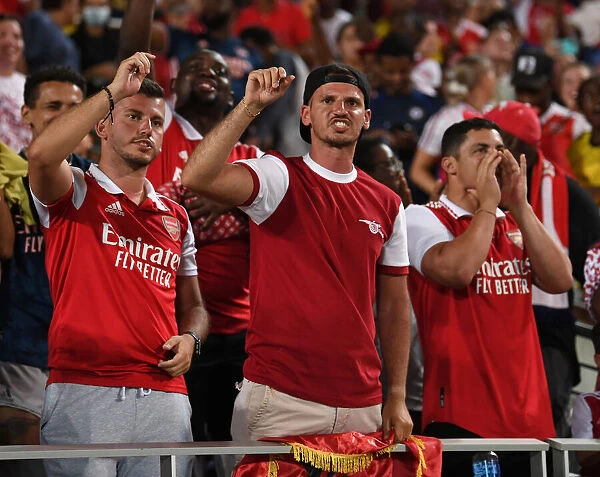 Arsenal Fans in Orlando: A Passionate Showdown Against Chelsea at the Florida Cup, 2022