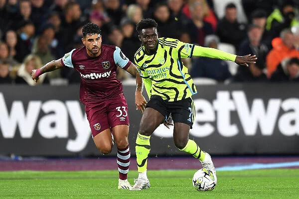 Bukayo Saka vs Emerson Palmieri: A Battle in the Carabao Cup Fourth Round - West Ham United vs Arsenal, 2023-24