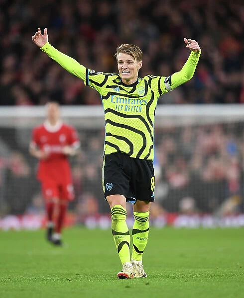Martin Odegaard Faces Off Against Liverpool in Premier League Battle, 2023-24