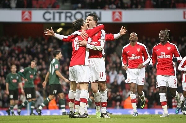 Robin van Persie's Thrilling Debut Goal: Arsenal 3-1 Plymouth Argyle, FA Cup 3rd Round, 2009