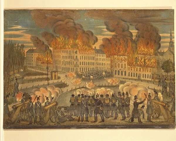 Austria, Vienna, Fire of October 28, 1848