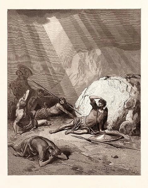 The Conversion of Saint Paul, Acts 9: 1-6 by Gustave Dorafaa