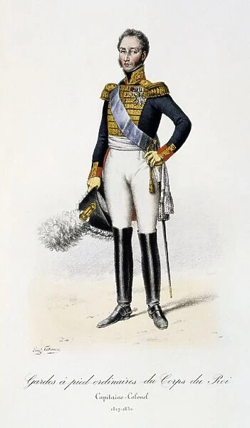 Drummer, 1814-1815. Histoire de la maison militaire du Roi de 1814 a 1830 by Eugene Titeux