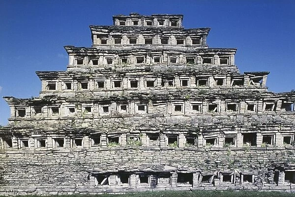 Mexico, Veracruz State, El Tajin, Pre-Hispanic City, Totonac civilization, Pyramid