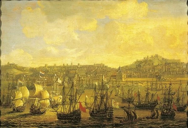 Netherlands, rotterdam, View of city of Lisbon