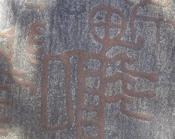 Norway, Kalnes, Rock carvings from Bronze Age