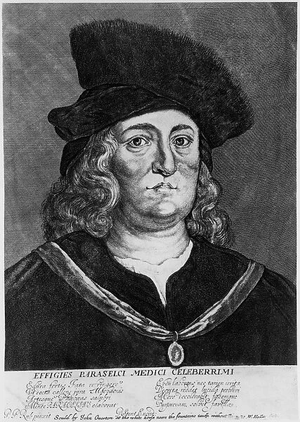 Paracelsus (Theophrastus Bombastus Von Hohenheim) 1493-1541. Swiss-born German physician