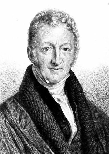 Thomas Robert Malthus (1766-1834) English economist and clergyman, author of Essay