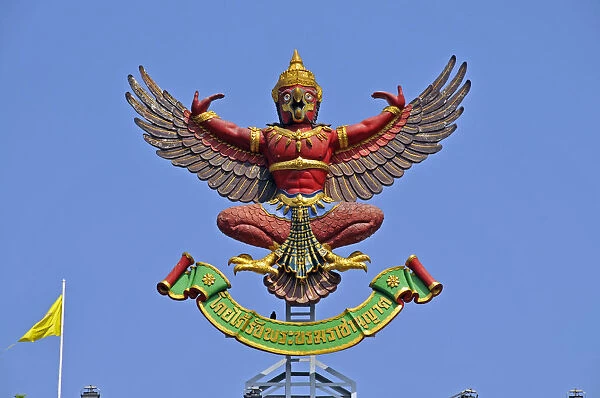 Garuda, emblem and official seal of the governmental authorities, Bangkok, Thailand, Asia, PublicGround