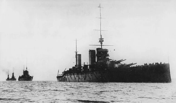 HMS Lion. The British Royal Navy battlecruiser HMS Lion, circa 1915